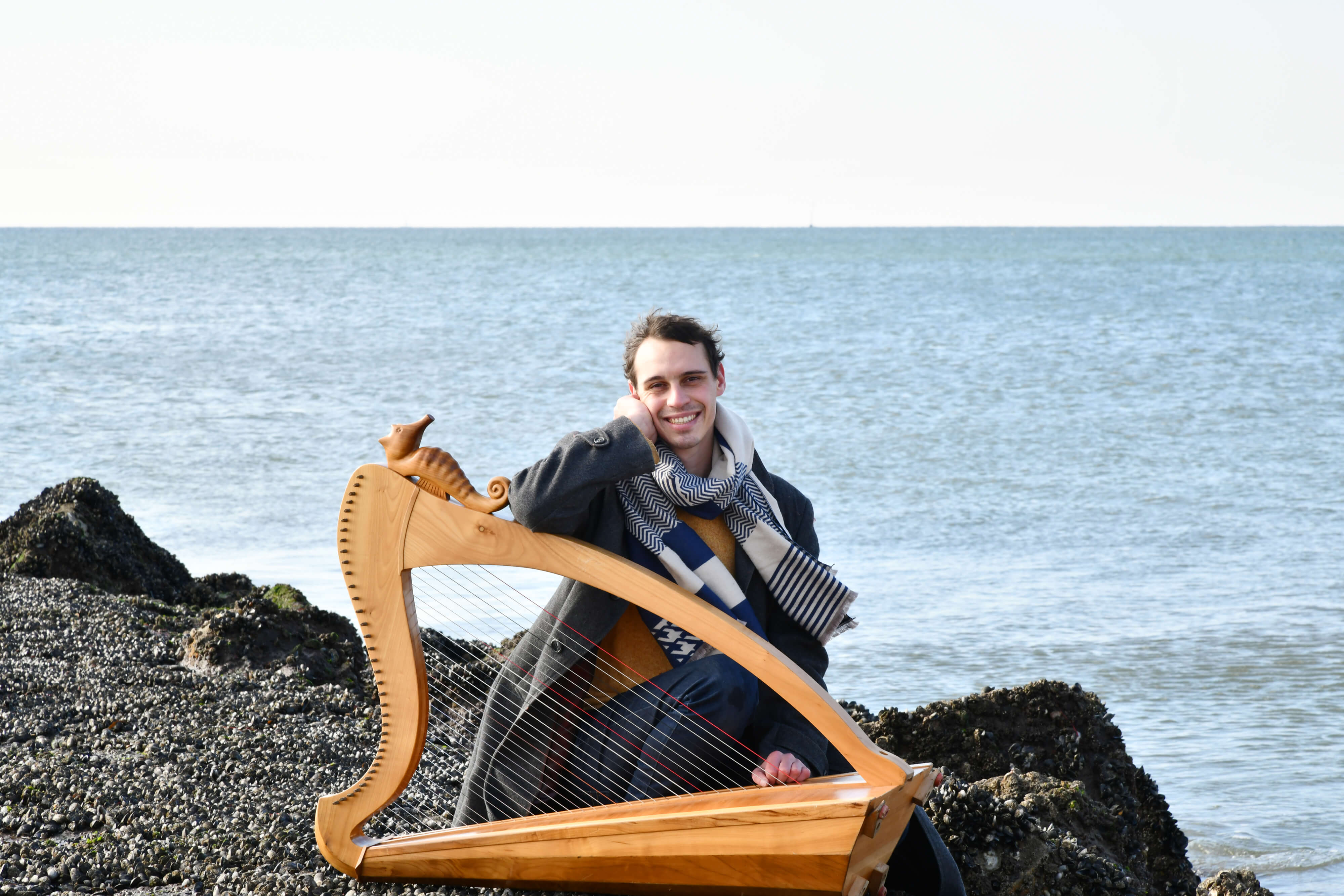 Pierre Bertrand - Harpiste - Suscinio - Presqu'ile de Rhuys - Morbihan