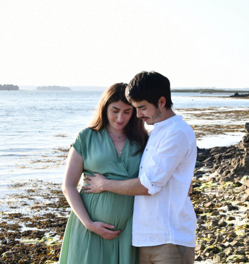 Photos Grossesse - Côté Golfe - Presqu'île de Rhuys - Morbihan